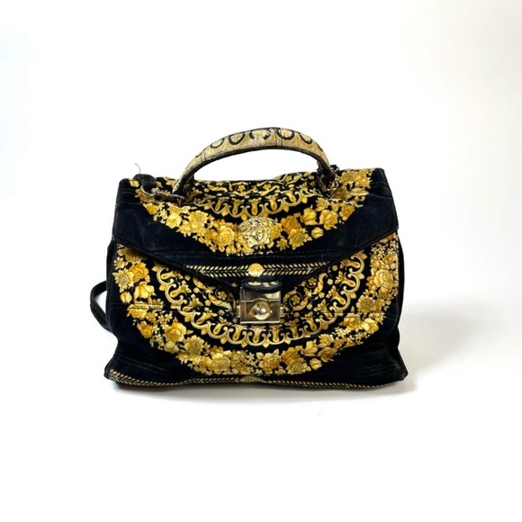 Versace Iconic 1990s Purse Velvet material - Picture 3 of 12